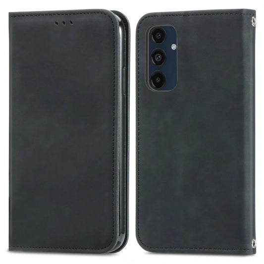 For Samsung Galaxy A16 5G Case Skin Touch Feeling Leather Wallet Phone Cover Magnetic Absorption
