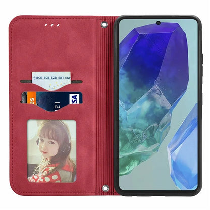 For Samsung Galaxy A16 5G Case Skin Touch Feeling Leather Wallet Phone Cover Magnetic Absorption