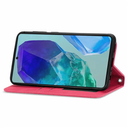 For Samsung Galaxy A16 5G Case Skin Touch Feeling Leather Wallet Phone Cover Magnetic Absorption