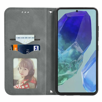 For Samsung Galaxy A16 5G Case Skin Touch Feeling Leather Wallet Phone Cover Magnetic Absorption