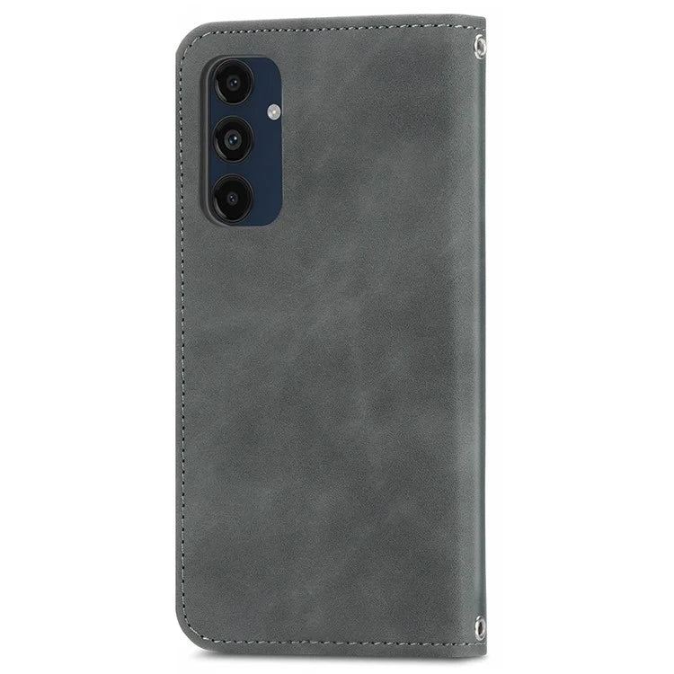 For Samsung Galaxy A16 5G Case Skin Touch Feeling Leather Wallet Phone Cover Magnetic Absorption