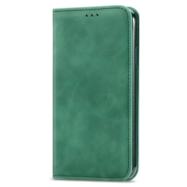 For Samsung Galaxy A16 5G Case Skin Touch Feeling Leather Wallet Phone Cover Magnetic Absorption