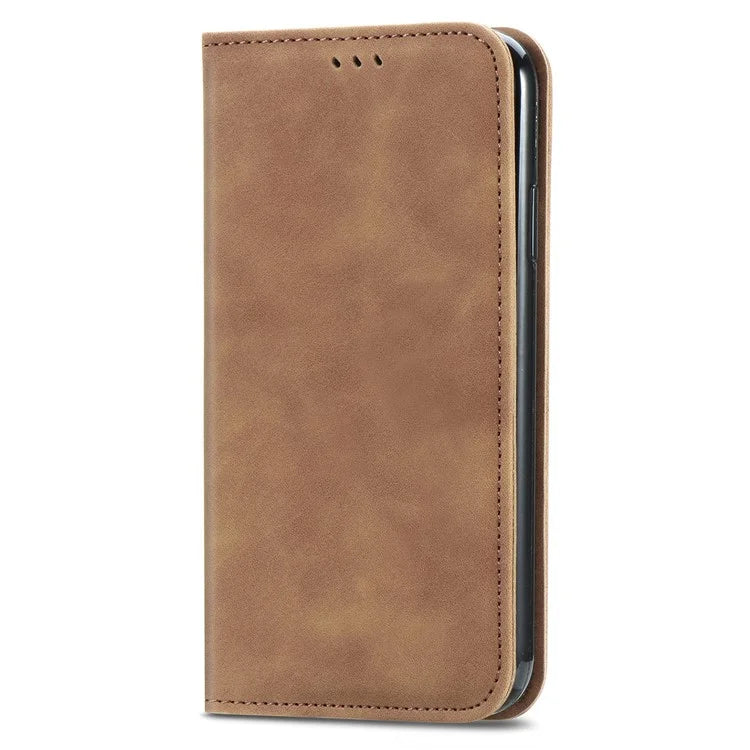 For Samsung Galaxy A16 5G Case Skin Touch Feeling Leather Wallet Phone Cover Magnetic Absorption