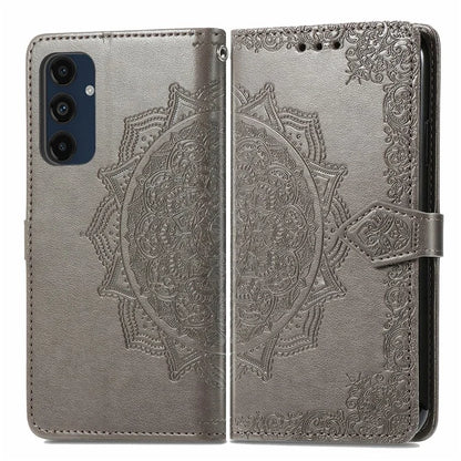 For Samsung Galaxy A16 5G Case Mandala Embossed Design Leather Wallet Phone Cover