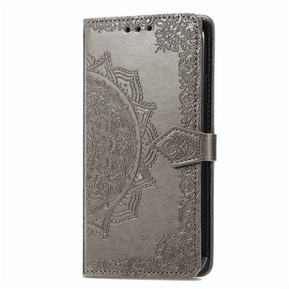 For Samsung Galaxy A16 5G Case Mandala Embossed Design Leather Wallet Phone Cover