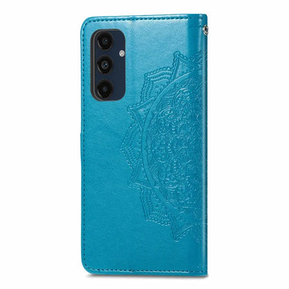 For Samsung Galaxy A16 5G Case Mandala Embossed Design Leather Wallet Phone Cover