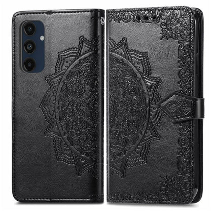 For Samsung Galaxy A16 5G Case Mandala Embossed Design Leather Wallet Phone Cover