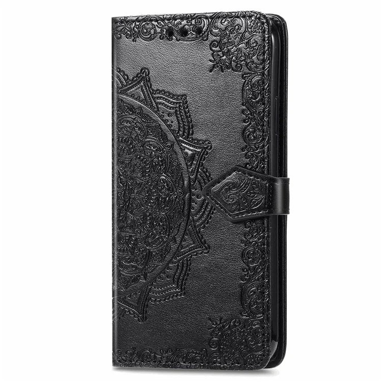 For Samsung Galaxy A16 5G Case Mandala Embossed Design Leather Wallet Phone Cover