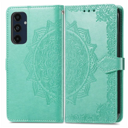 For Samsung Galaxy A16 5G Case Mandala Embossed Design Leather Wallet Phone Cover