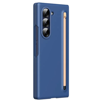 For Samsung Galaxy Z Fold5 5G Case Hard PC Phone Cover with Tempered Glass Film and Stylus