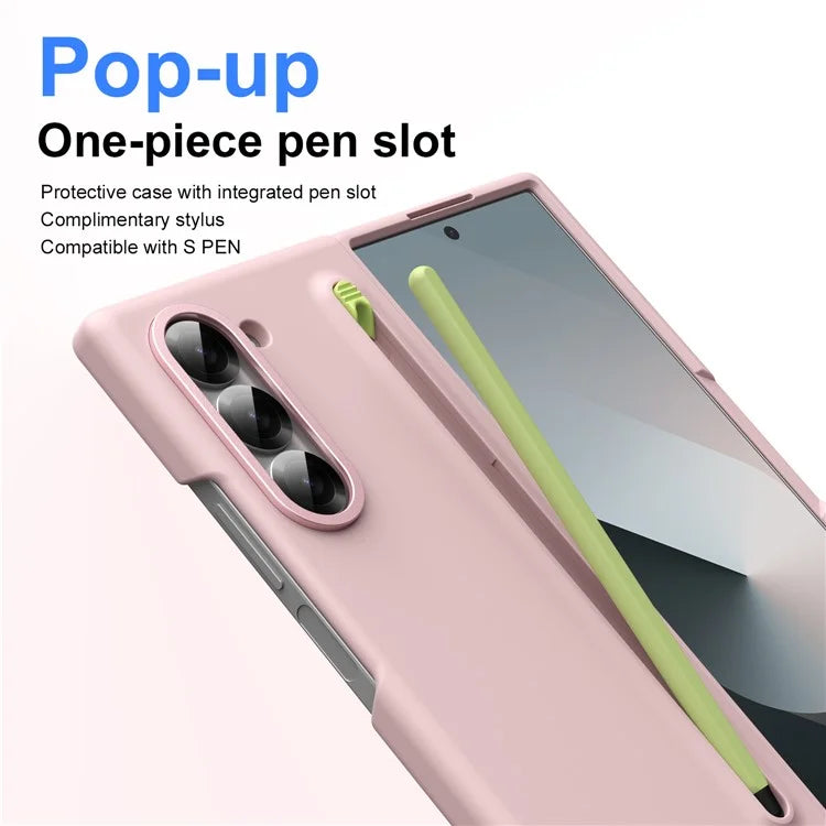 For Samsung Galaxy Z Fold5 5G Case Hard PC Phone Cover with Stylus