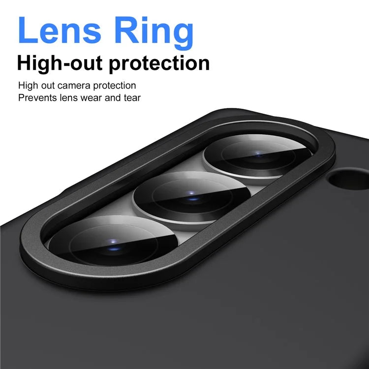 For Samsung Galaxy Z Fold6 5G Case Hard PC Phone Cover with Tempered Glass Film and Stylus
