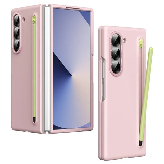 For Samsung Galaxy Z Fold6 5G Case Hard PC Phone Cover with Stylus