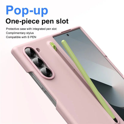 For Samsung Galaxy Z Fold6 5G Case Hard PC Phone Cover with Stylus