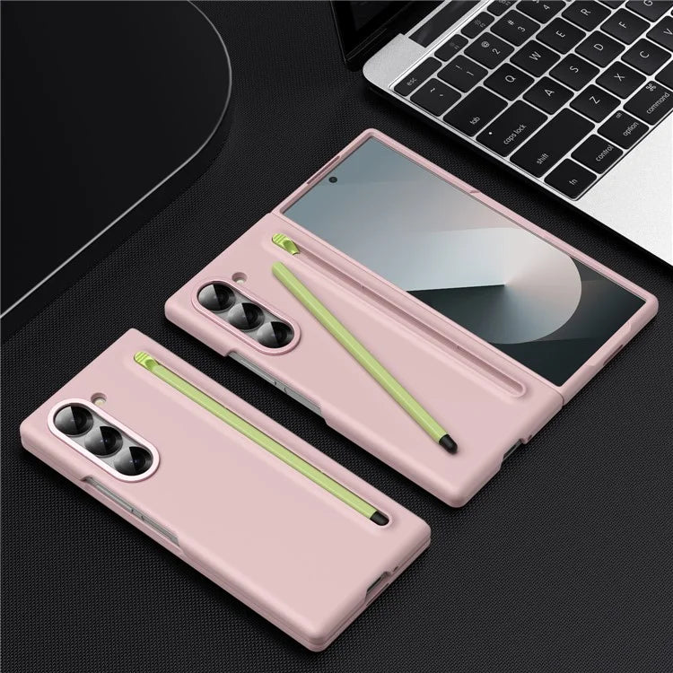 For Samsung Galaxy Z Fold6 5G Case Hard PC Phone Cover with Stylus