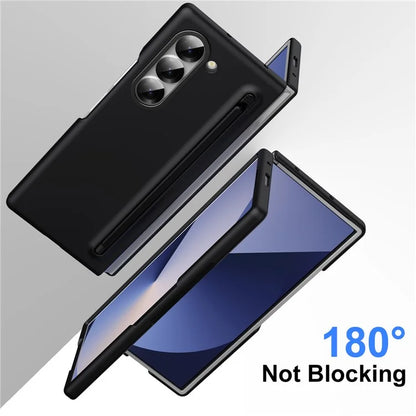 For Samsung Galaxy Z Fold6 5G Case Hard PC Phone Cover with Stylus
