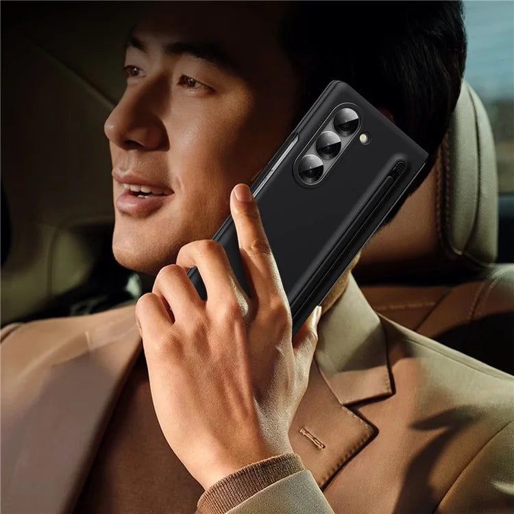 For Samsung Galaxy Z Fold6 5G Case Hard PC Phone Cover with Stylus