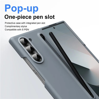For Samsung Galaxy Z Fold6 5G Case Hard PC Phone Cover with Stylus