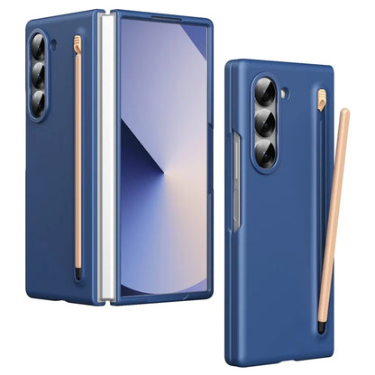 For Samsung Galaxy Z Fold6 5G Case Hard PC Phone Cover with Stylus