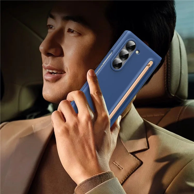 For Samsung Galaxy Z Fold6 5G Case Hard PC Phone Cover with Stylus