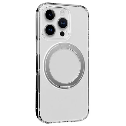 ROCK For iPhone 16 Pro Kickstand Case Compatible with MagSafe TPU+PC Back Cover
