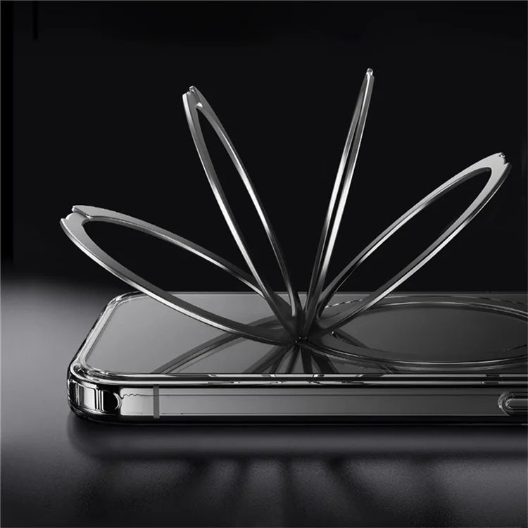 ROCK For iPhone 16 Pro Kickstand Case Compatible with MagSafe TPU+PC Back Cover