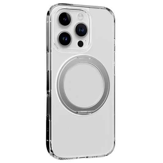 ROCK For iPhone 16 Pro Max Kickstand Case Compatible with MagSafe TPU+PC Back Cover