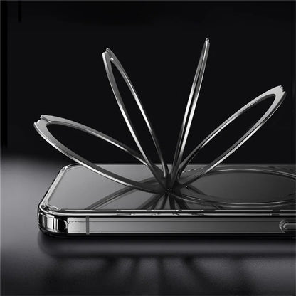 ROCK For iPhone 16 Pro Max Kickstand Case Compatible with MagSafe TPU+PC Back Cover