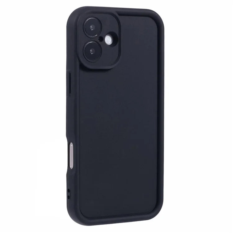 For iPhone 16 Plus Case Grooved Design TPU Anti-Slip Phone Cover
