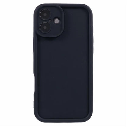 For iPhone 16 Plus Case Grooved Design TPU Anti-Slip Phone Cover