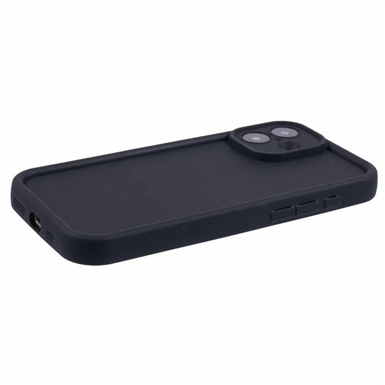 For iPhone 16 Plus Case Grooved Design TPU Anti-Slip Phone Cover