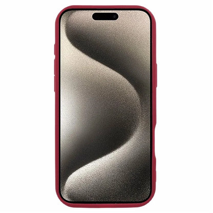 For iPhone 16 Plus Case Grooved Design TPU Anti-Slip Phone Cover
