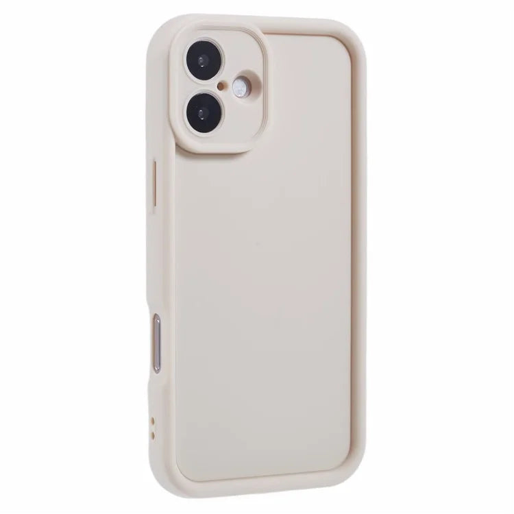 For iPhone 16 Plus Case Grooved Design TPU Anti-Slip Phone Cover