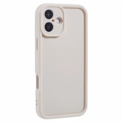 For iPhone 16 Plus Case Grooved Design TPU Anti-Slip Phone Cover