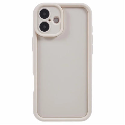 For iPhone 16 Plus Case Grooved Design TPU Anti-Slip Phone Cover