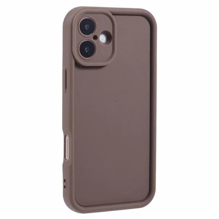 For iPhone 16 Plus Case Grooved Design TPU Anti-Slip Phone Cover