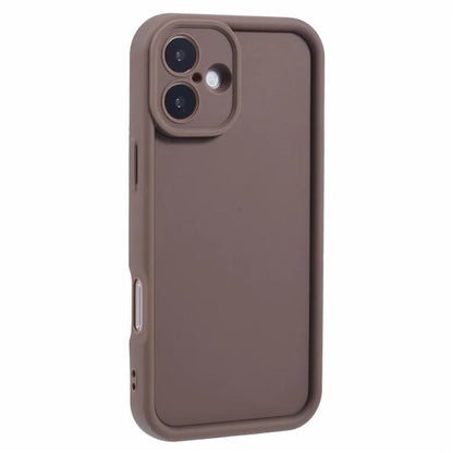 For iPhone 16 Plus Case Grooved Design TPU Anti-Slip Phone Cover