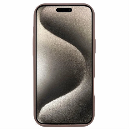 For iPhone 16 Plus Case Grooved Design TPU Anti-Slip Phone Cover