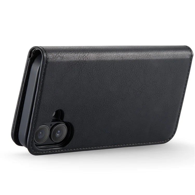 DG.MING for iPhone 16 Plus Case Detachable Split Leather Phone Cover