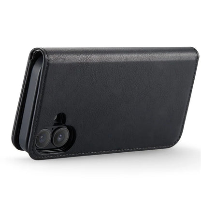 DG.MING for iPhone 16 Plus Case Detachable Split Leather Phone Cover