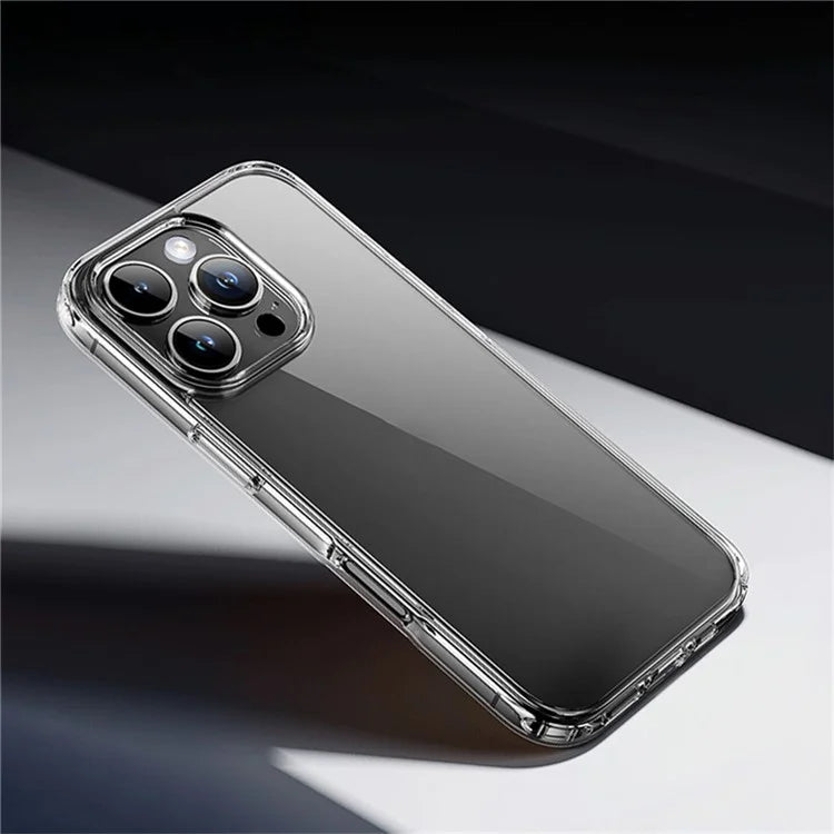 ROCK For iPhone 16 Pro Max Clear Phone Case PC+TPU Anti-Drop Phone Cover
