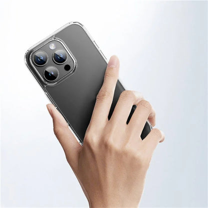 ROCK For iPhone 16 Pro Max Clear Phone Case PC+TPU Anti-Drop Phone Cover