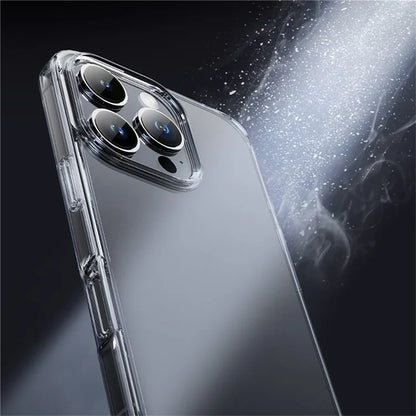 ROCK For iPhone 16 Pro Max Clear Phone Case PC+TPU Anti-Drop Phone Cover