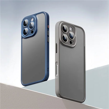 ROCK For iPhone 16 Pro Phone Case Skin-Touch PC+TPU Shockproof Back Cover