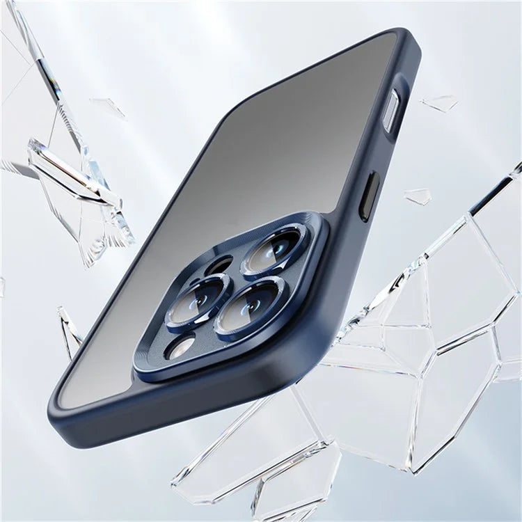 ROCK For iPhone 16 Pro Phone Case Skin-Touch PC+TPU Shockproof Back Cover