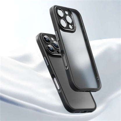 ROCK For iPhone 16 Pro Phone Case Skin-Touch PC+TPU Shockproof Back Cover