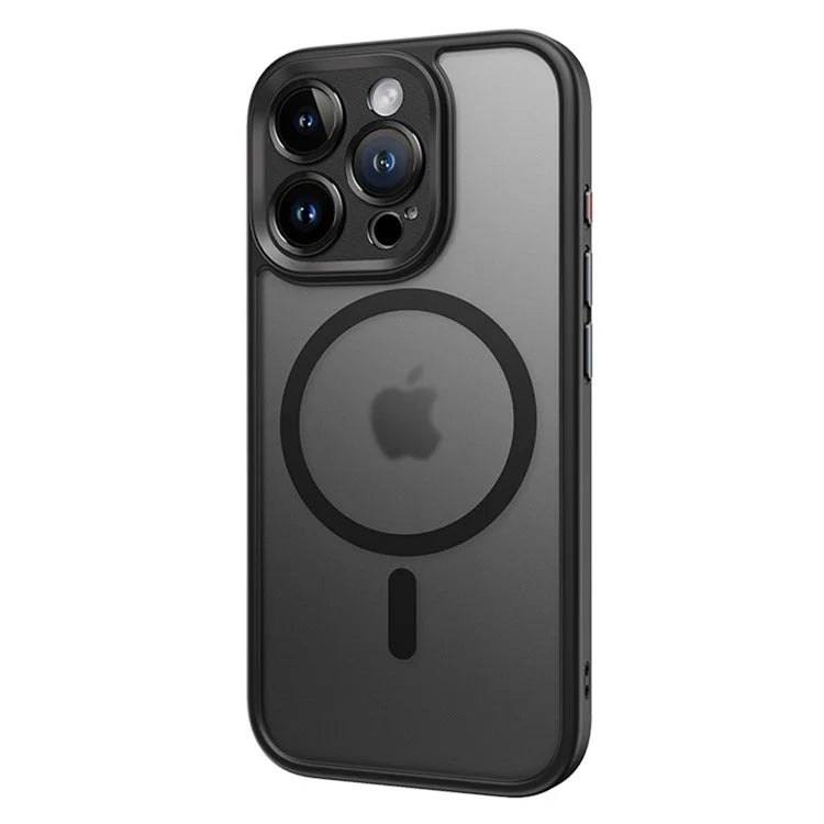 ROCK For iPhone 16 Pro Max Magnetic Case Compatible with MagSafe Skin-touch PC+TPU Phone Cover