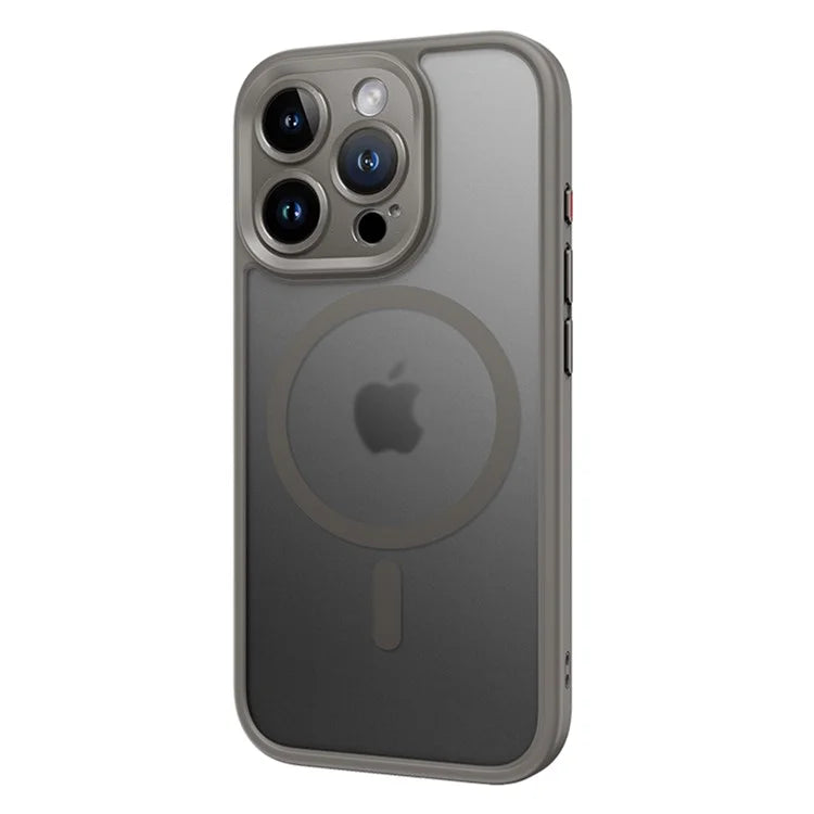 ROCK For iPhone 16 Pro Max Magnetic Case Compatible with MagSafe Skin-touch PC+TPU Phone Cover