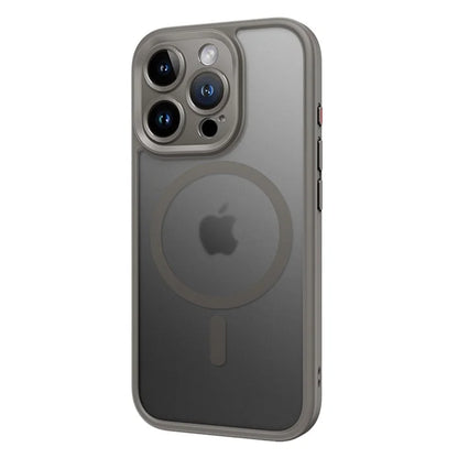 ROCK For iPhone 16 Pro Max Magnetic Case Compatible with MagSafe Skin-touch PC+TPU Phone Cover