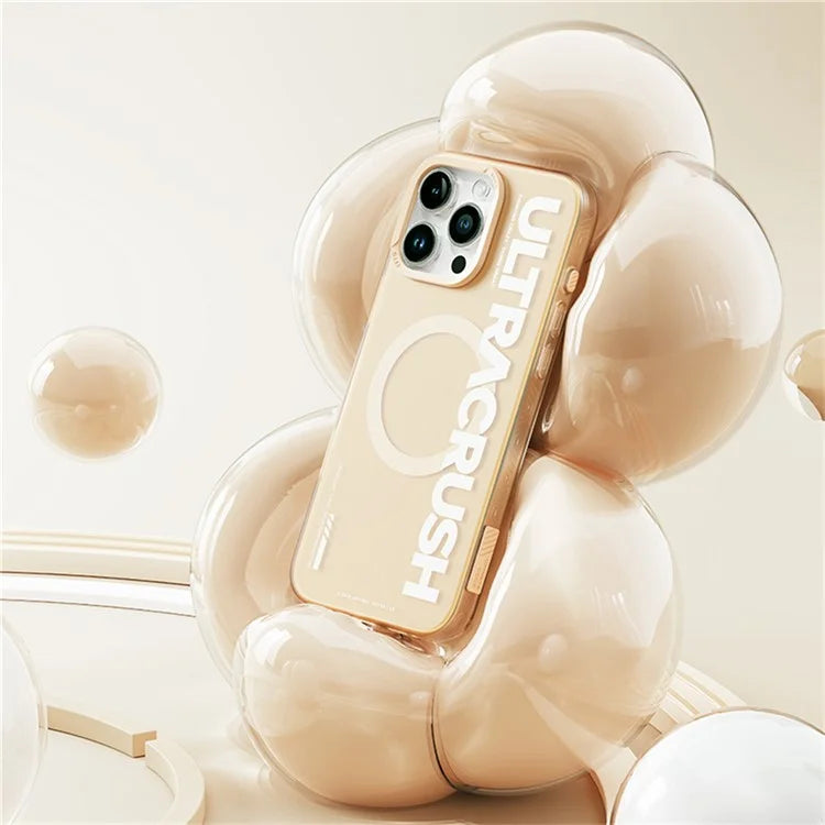 ROCK For iPhone 16 Pro Case Compatible with MagSafe Matte Shockproof PC+TPU Cover